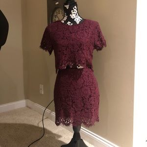 LuLu’s Maroon Short Dress